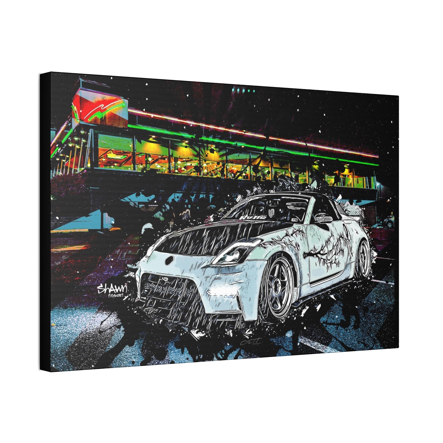 350Z Canvas Stretched, 1.5''
