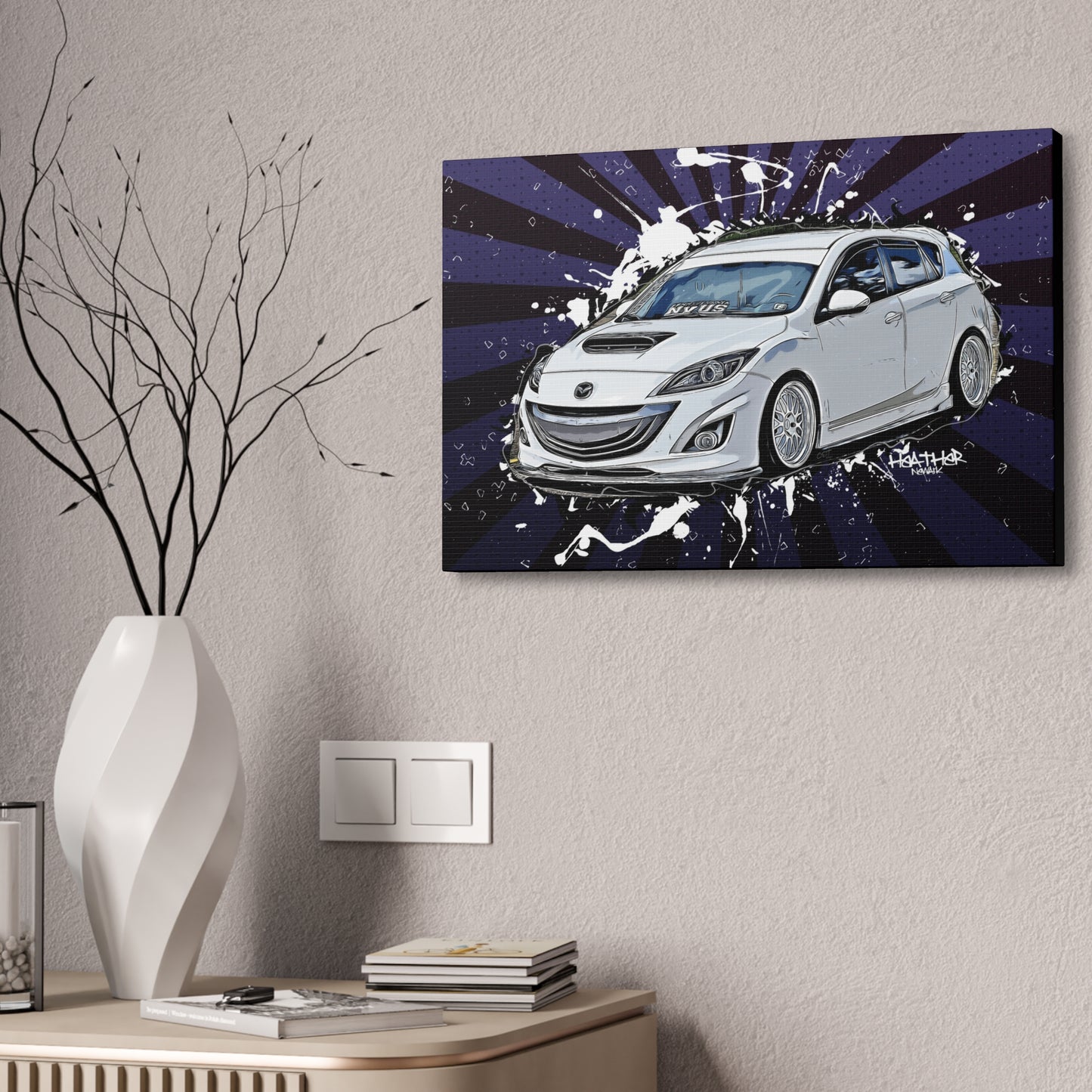 Mazdaspeed3 Canvas Stretched, 1.5''