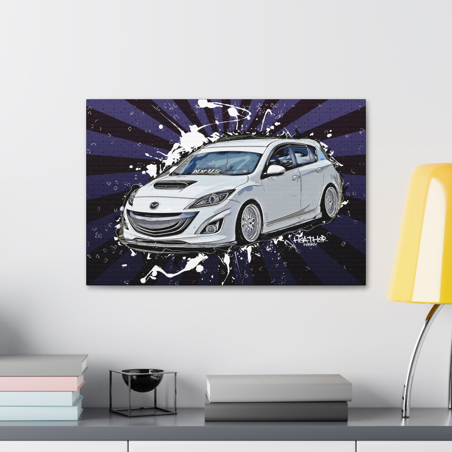 Mazdaspeed3 Canvas Stretched, 1.5''