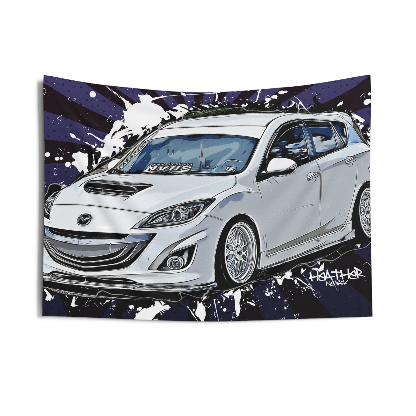 Mazdaspeed3 Indoor Wall Tapestries