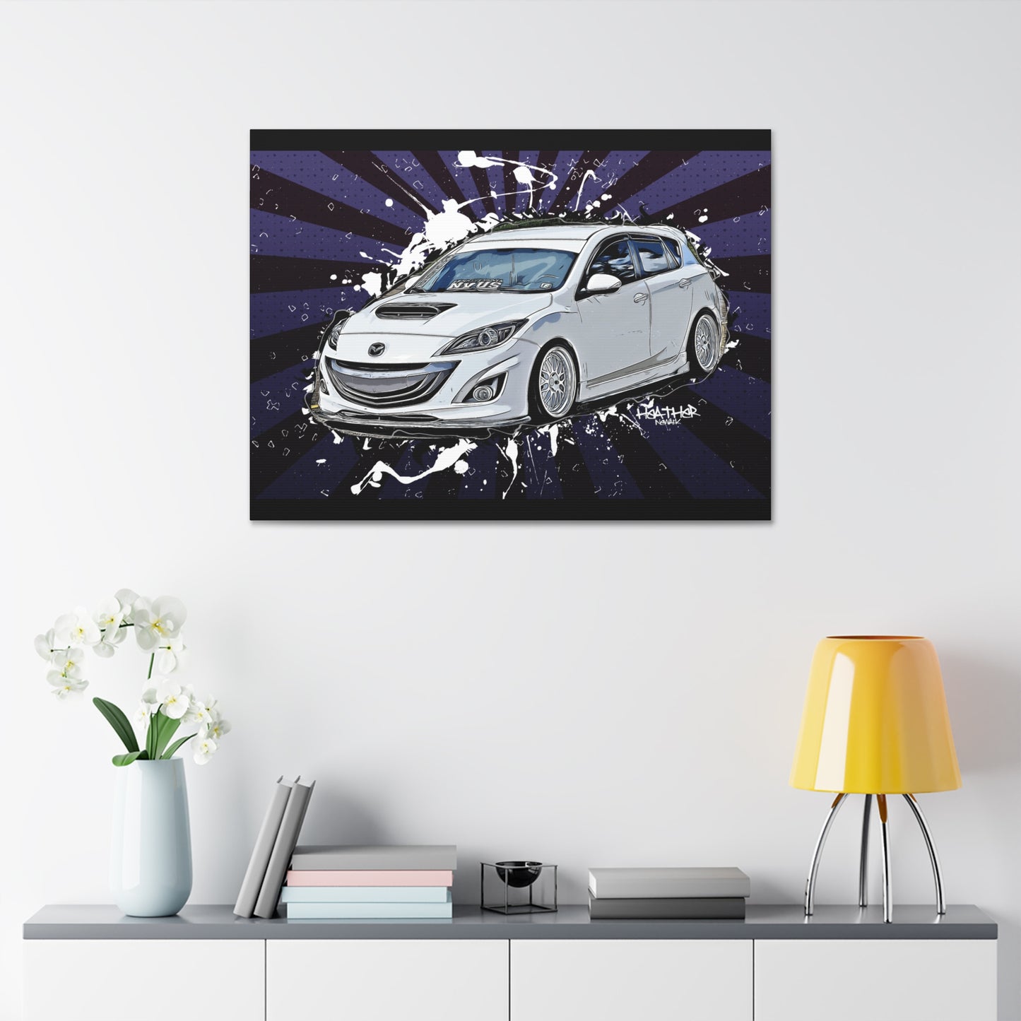 Mazdaspeed3 Canvas Stretched, 1.5''