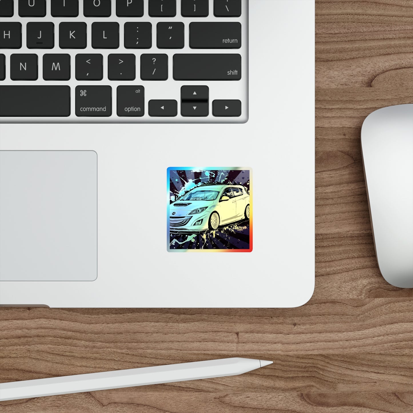 Mazdaspeed3 Holographic Die-cut Stickers