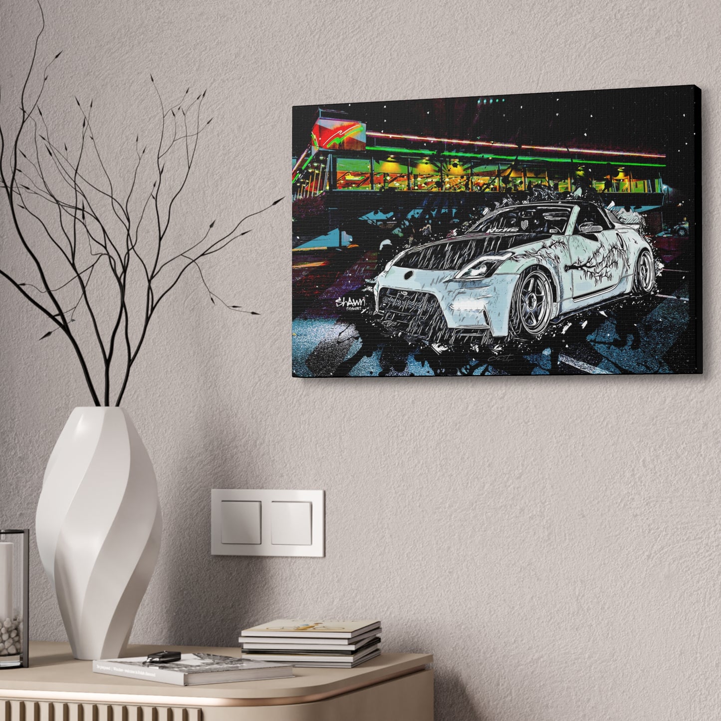350Z Canvas Stretched, 1.5''
