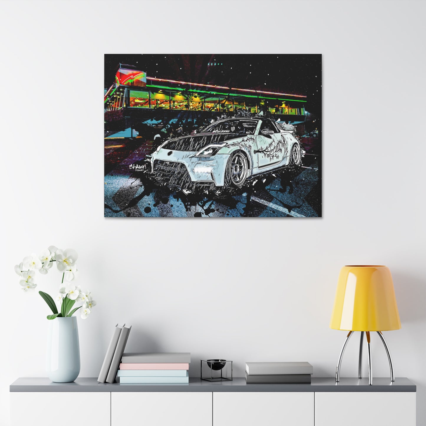350Z Canvas Stretched, 1.5''