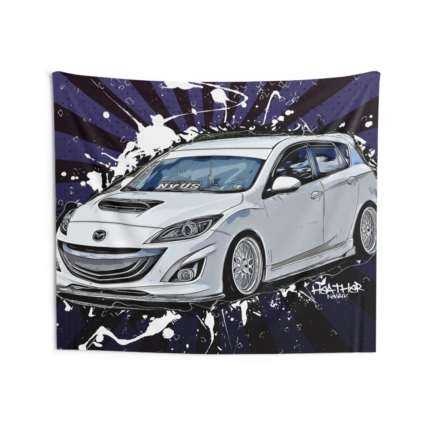 Mazdaspeed3 Indoor Wall Tapestries