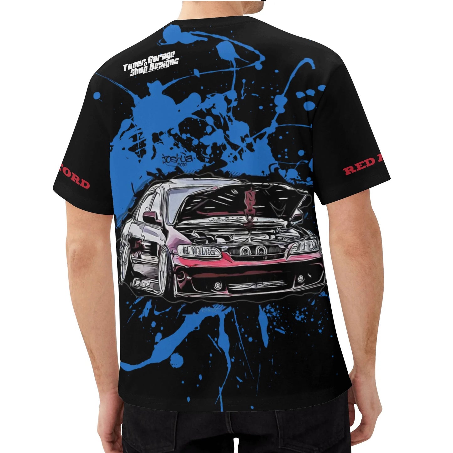 Red Accord Mens All Over Print Classic T-Shirt