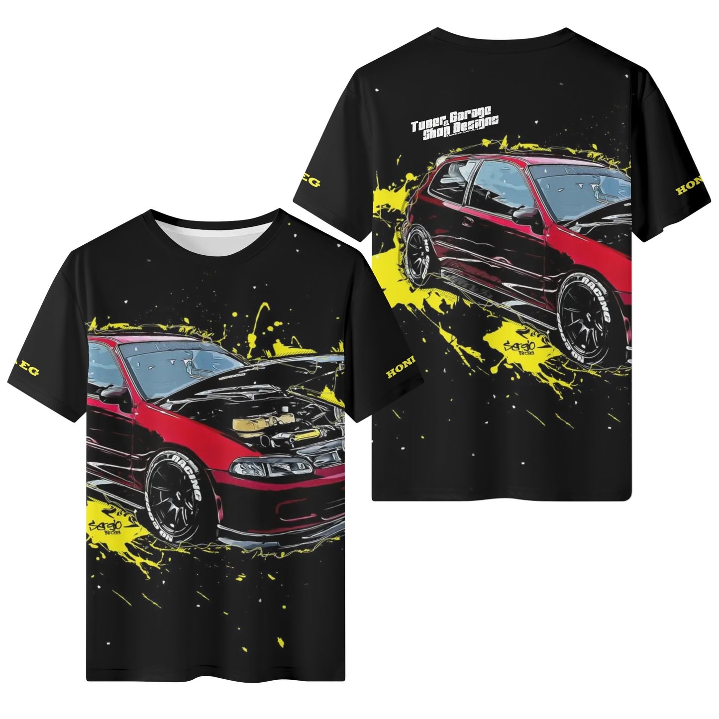 Honda EG Mens All Over Print Classic T-Shirt