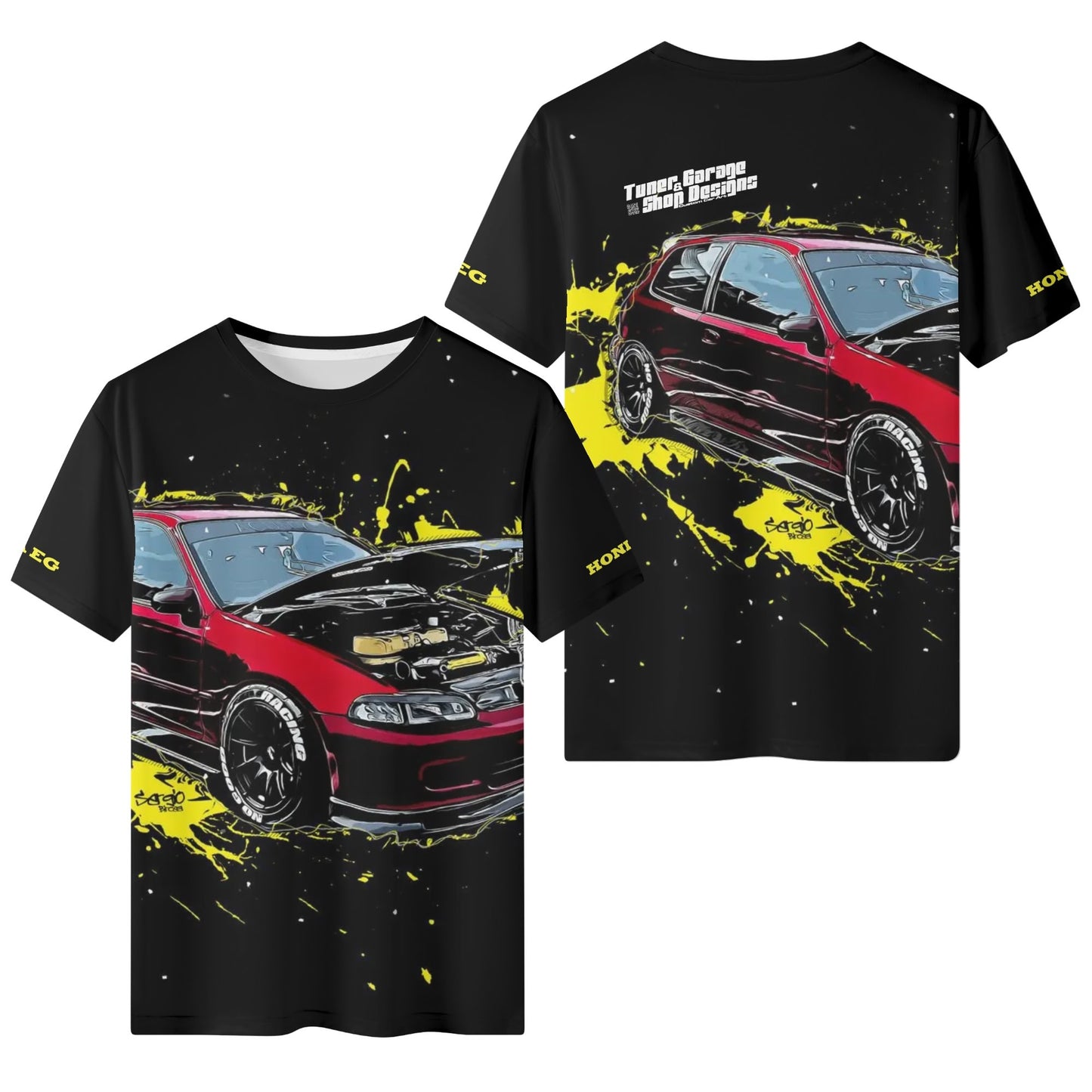 Honda EG Mens All Over Print Classic T-Shirt