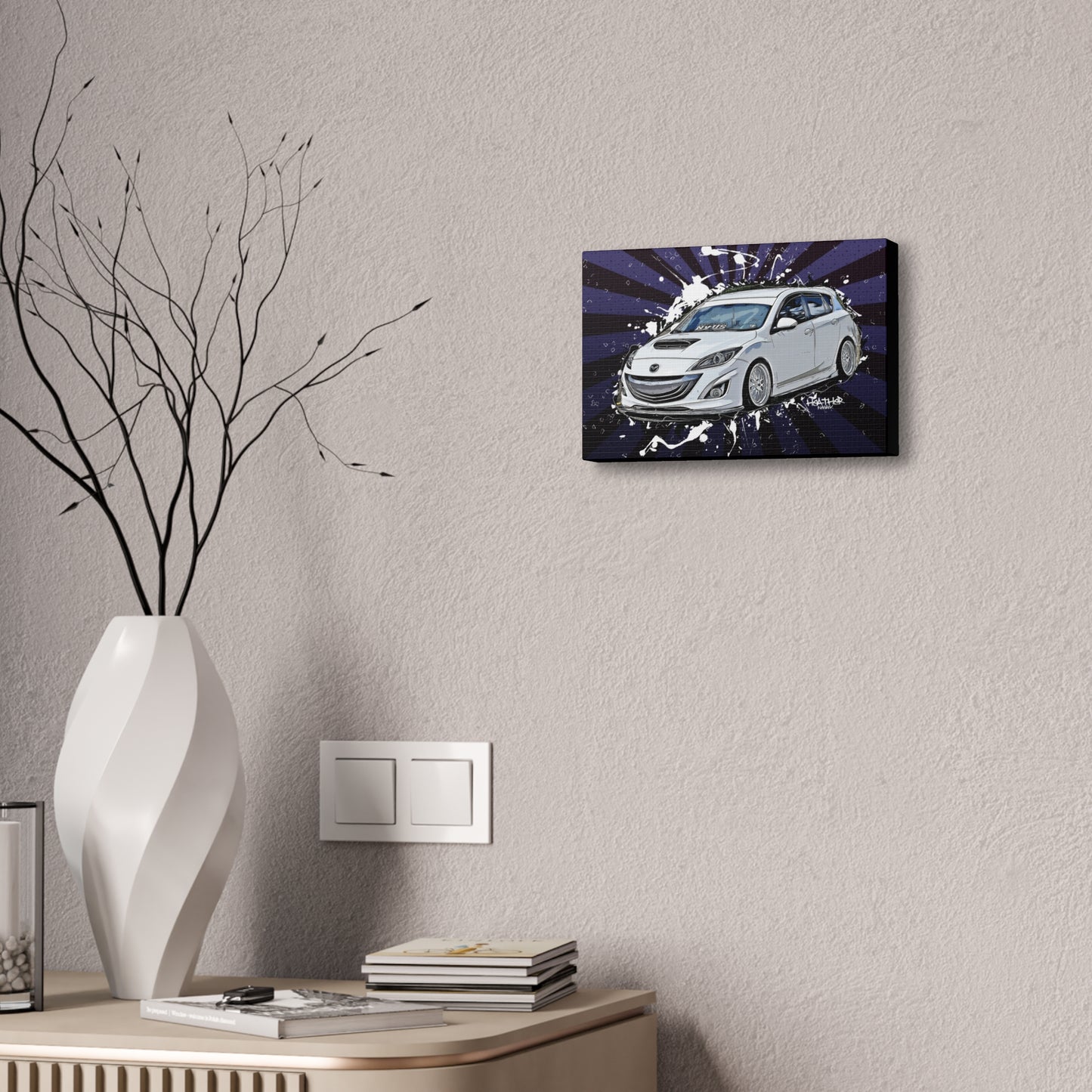 Mazdaspeed3 Canvas Stretched, 1.5''