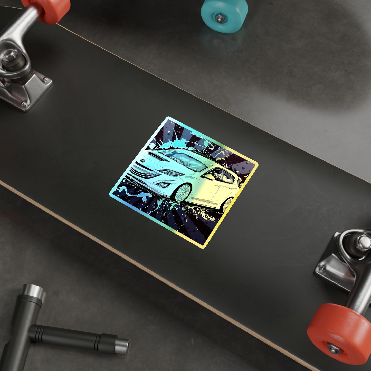 Mazdaspeed3 Holographic Die-cut Stickers