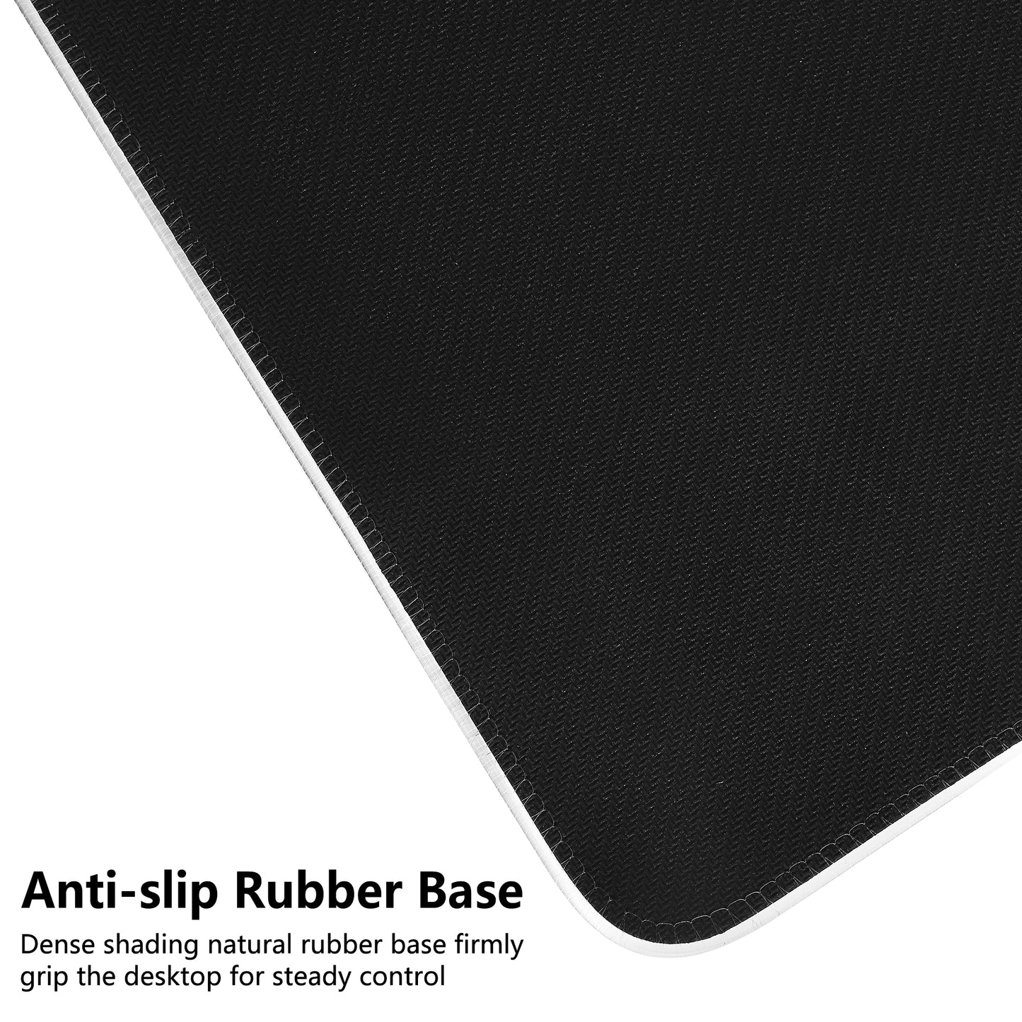 STI Rubber Gaming Mousepad Transparent LED RGB Keyboard Pad
