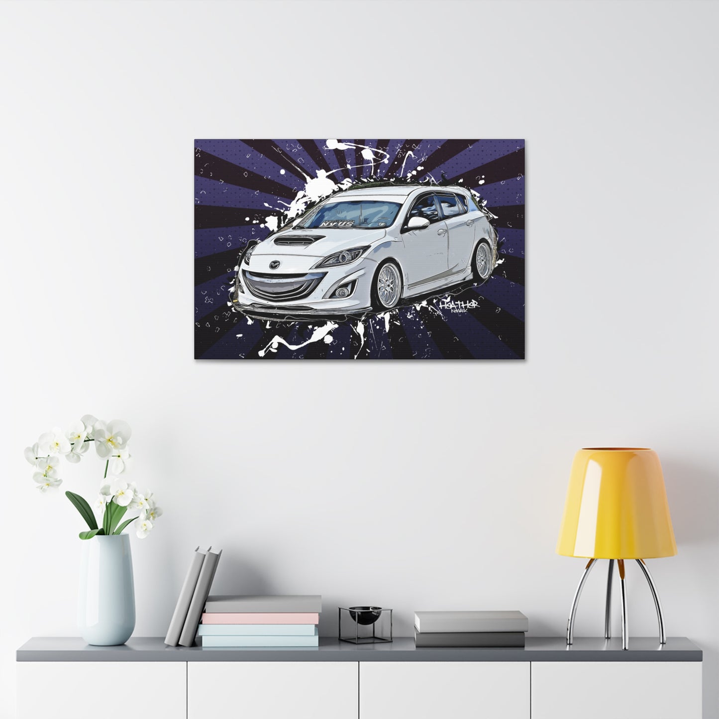 Mazdaspeed3 Canvas Stretched, 1.5''