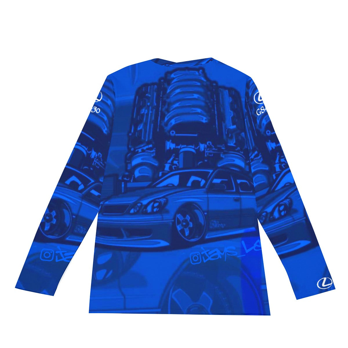 All-Over Print Long Sleeve T-Shirt | 190GSM Cotton
