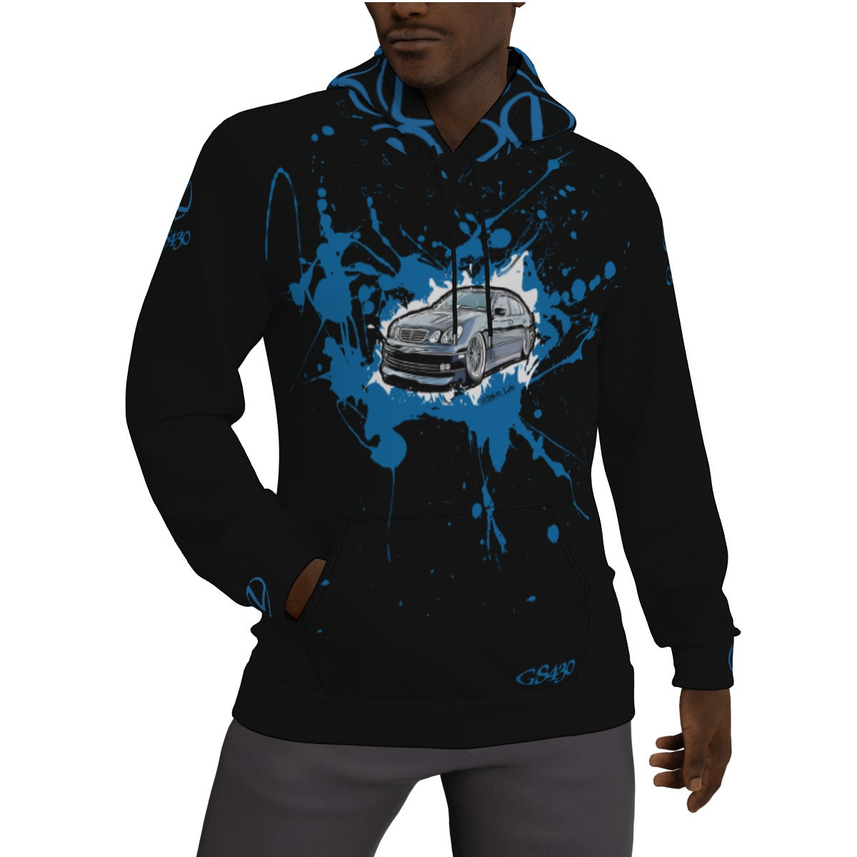 All-Over Print Men's Thicken Pullover Hoodie