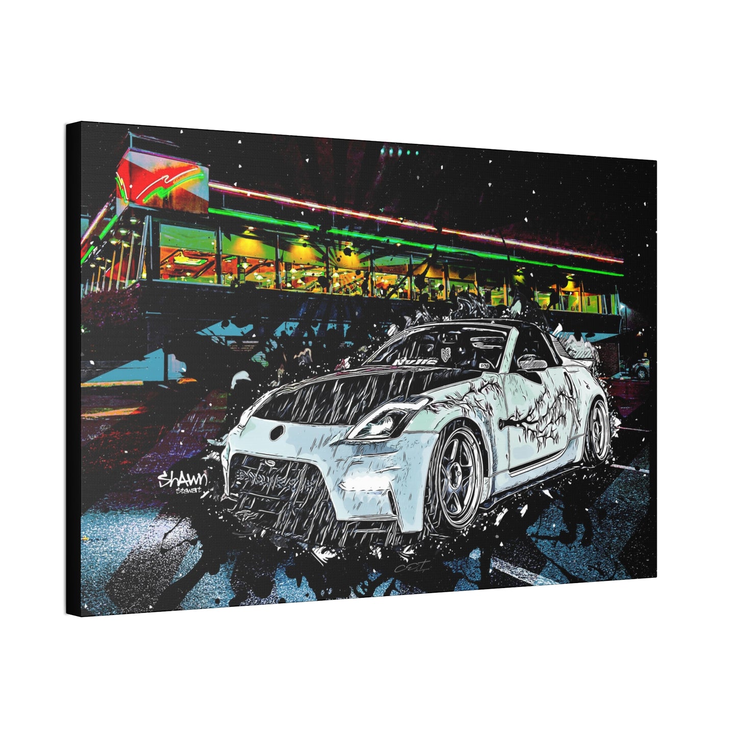 350Z Canvas Stretched, 1.5''