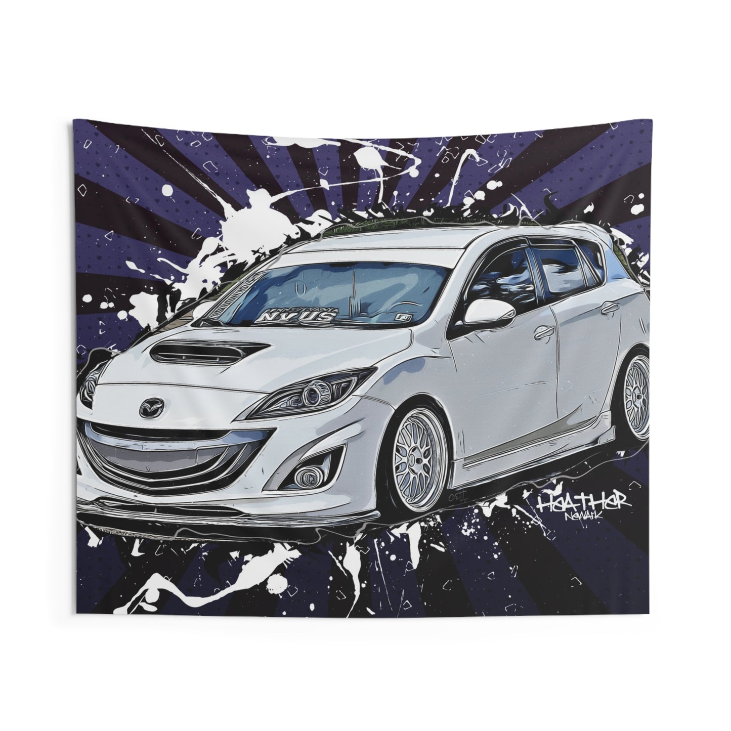 Mazdaspeed3 Indoor Wall Tapestries