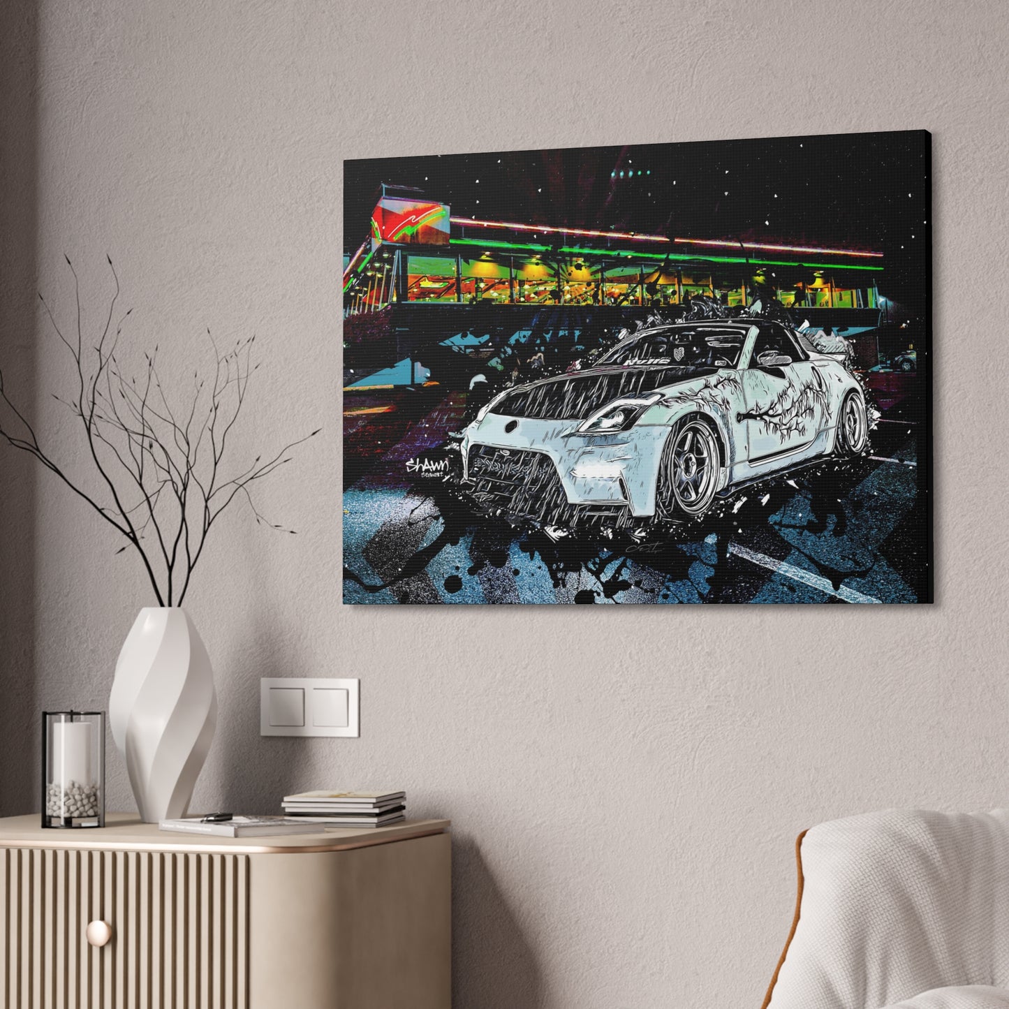 350Z Canvas Stretched, 1.5''