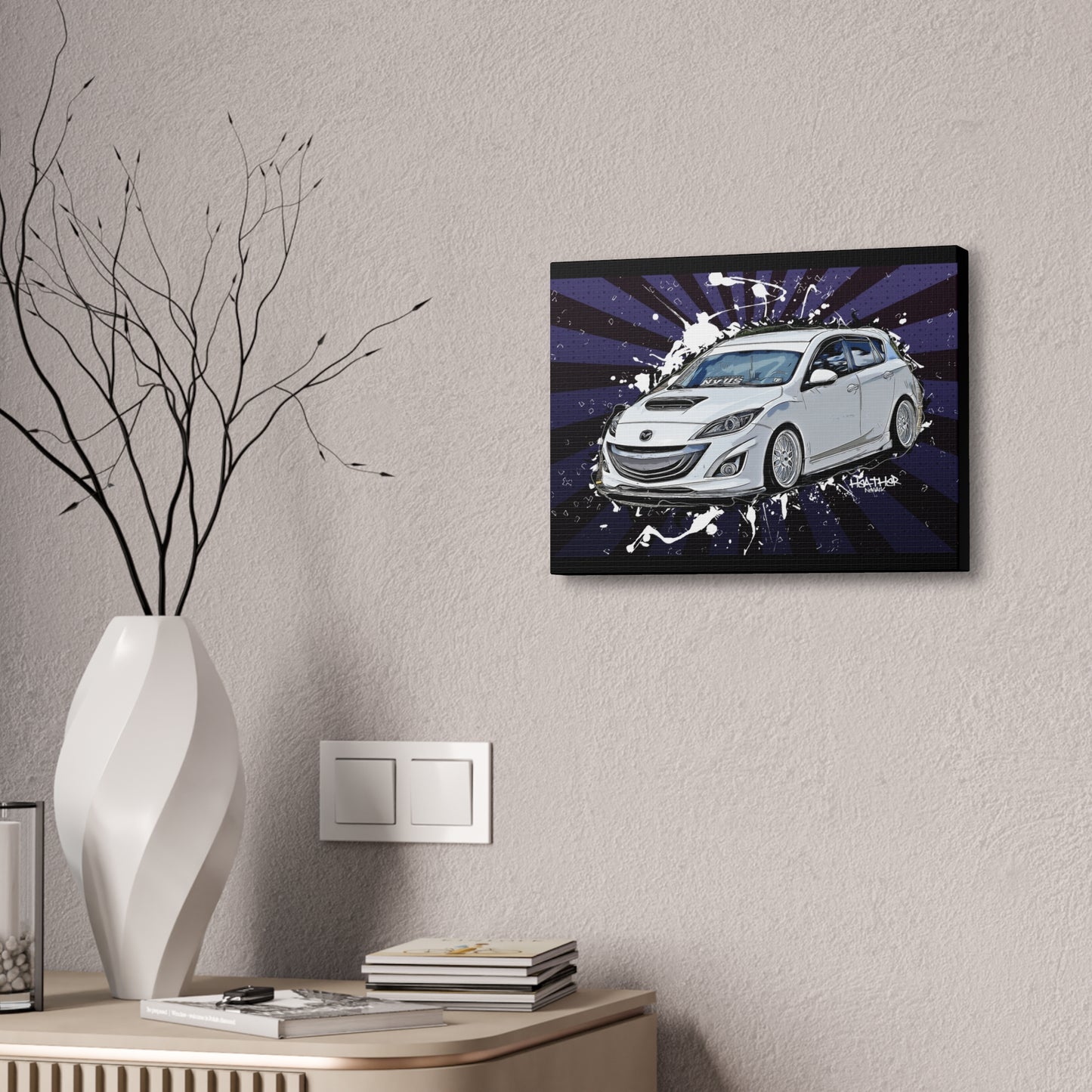 Mazdaspeed3 Canvas Stretched, 1.5''