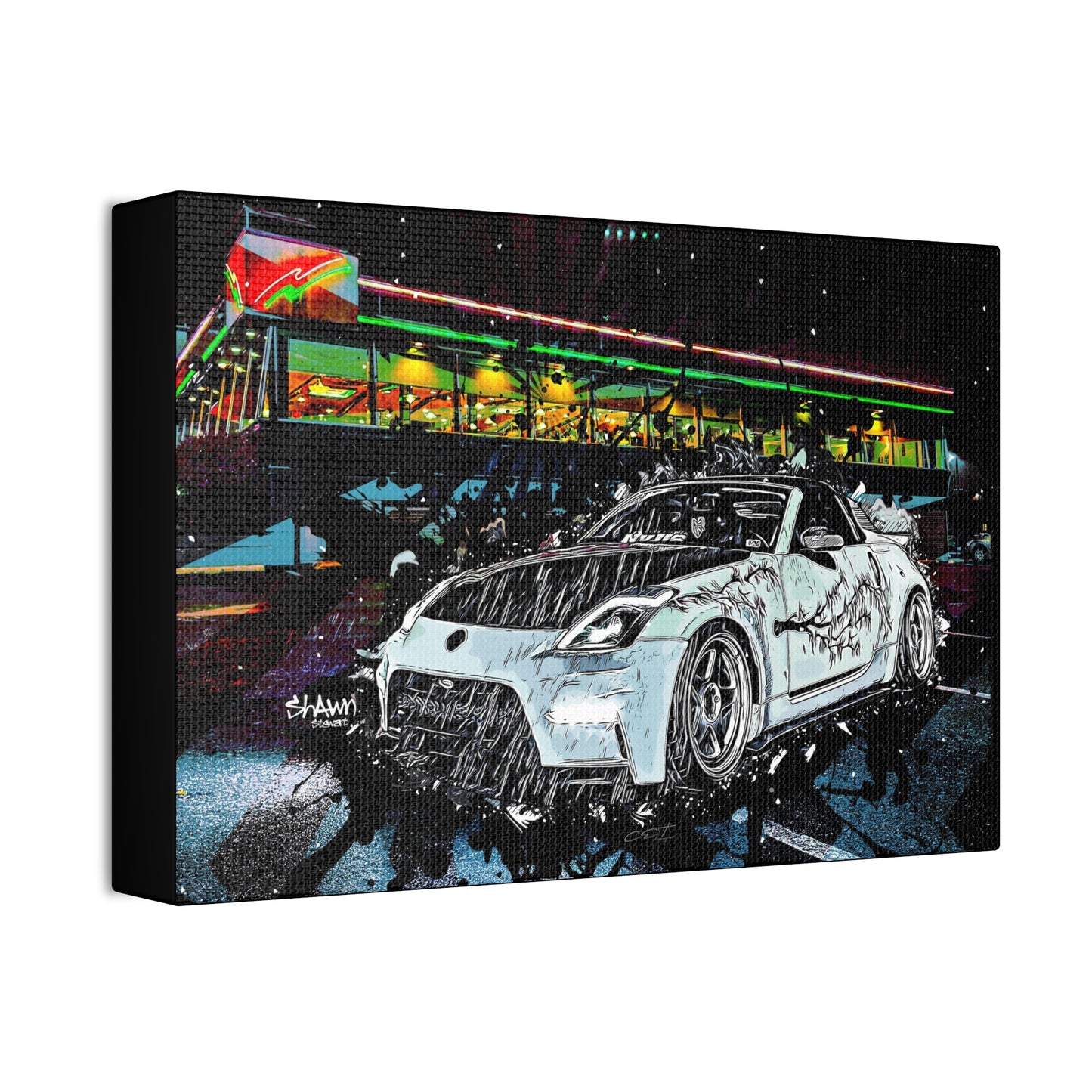 350Z Canvas Stretched, 1.5''