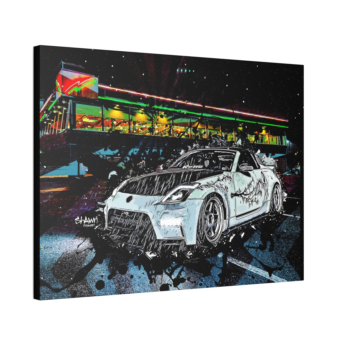 350Z Canvas Stretched, 1.5''