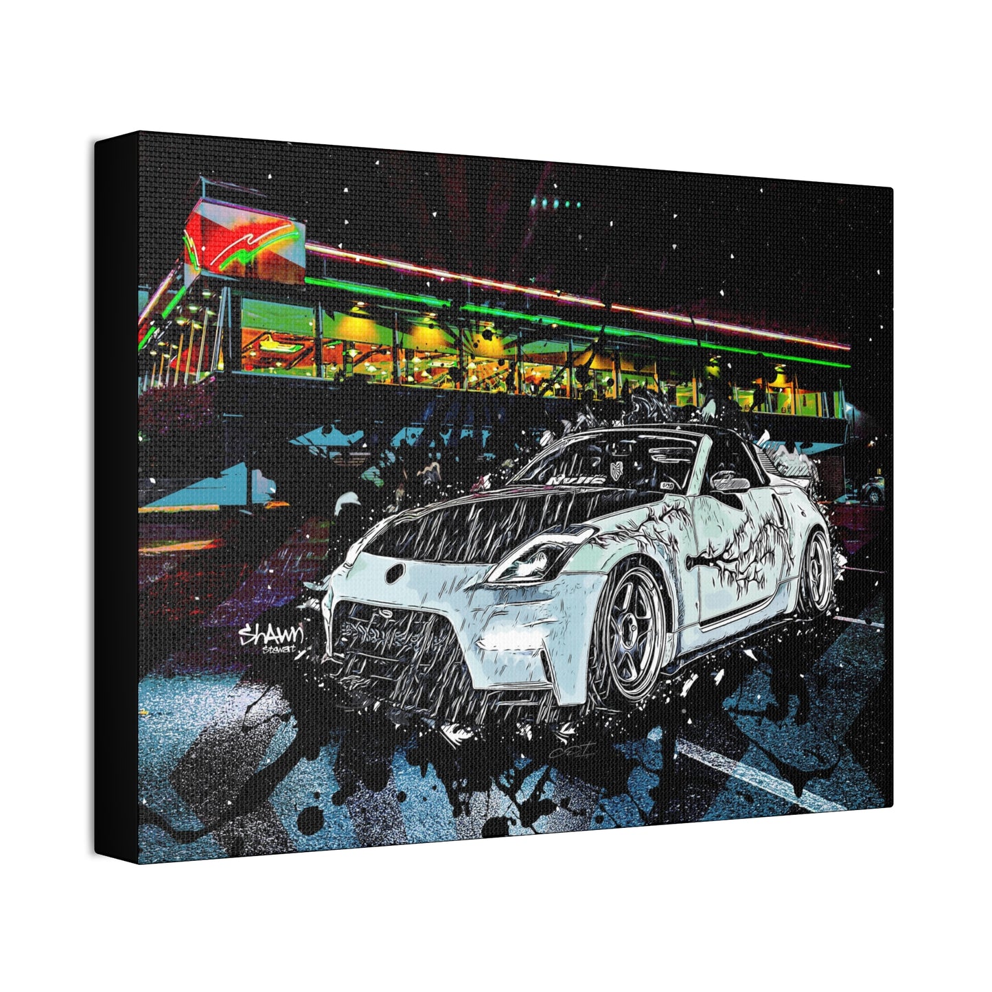 350Z Canvas Stretched, 1.5''