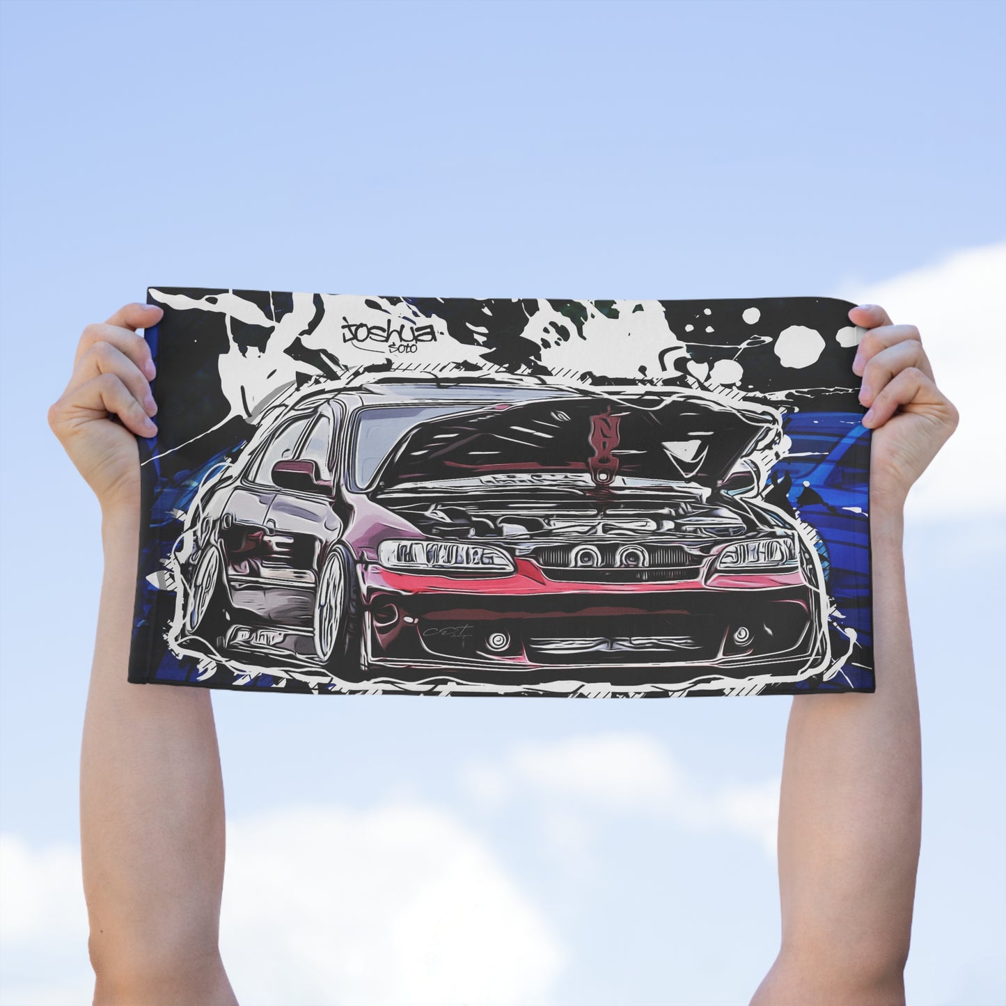 Red Accord Rally Towel, 11x18