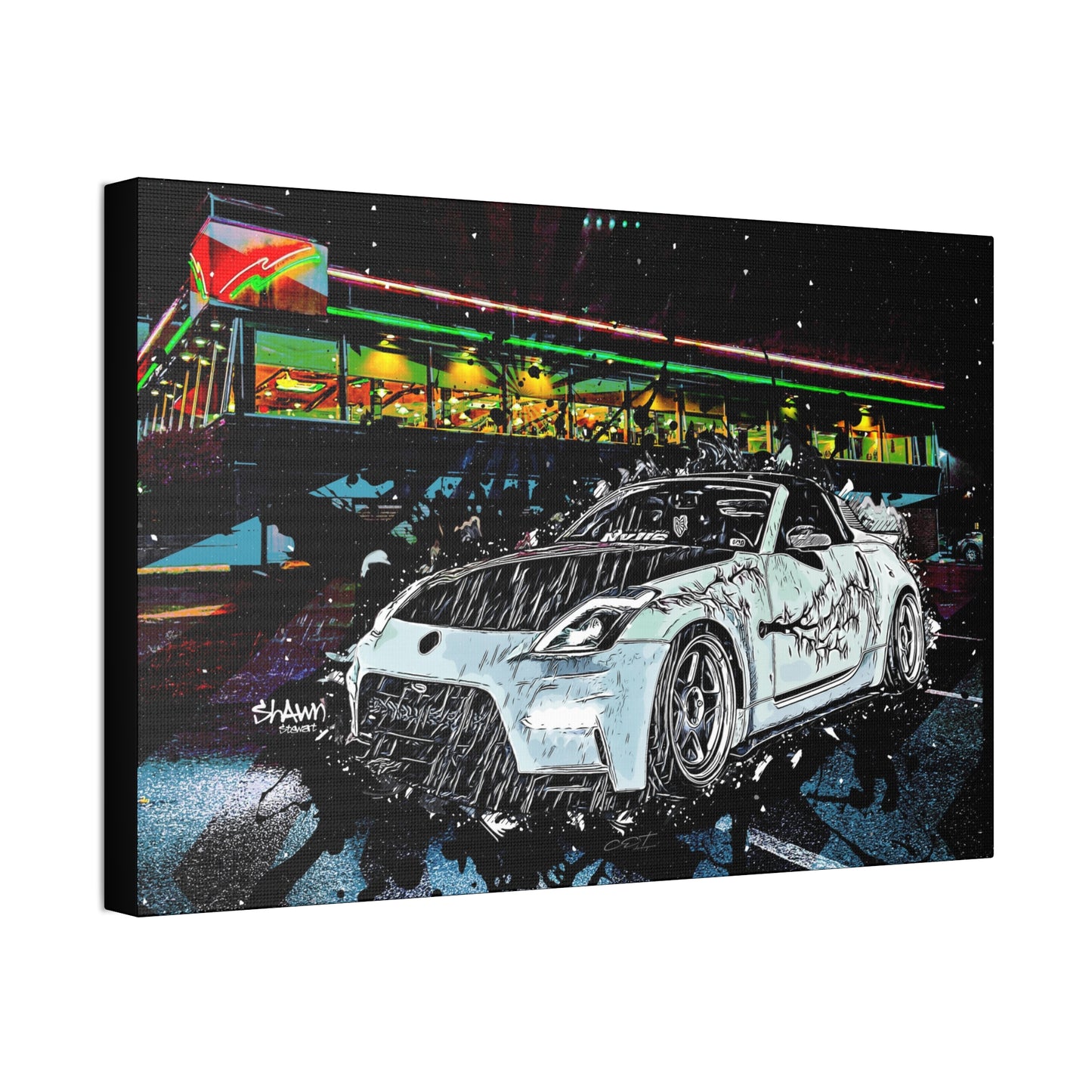350Z Canvas Stretched, 1.5''