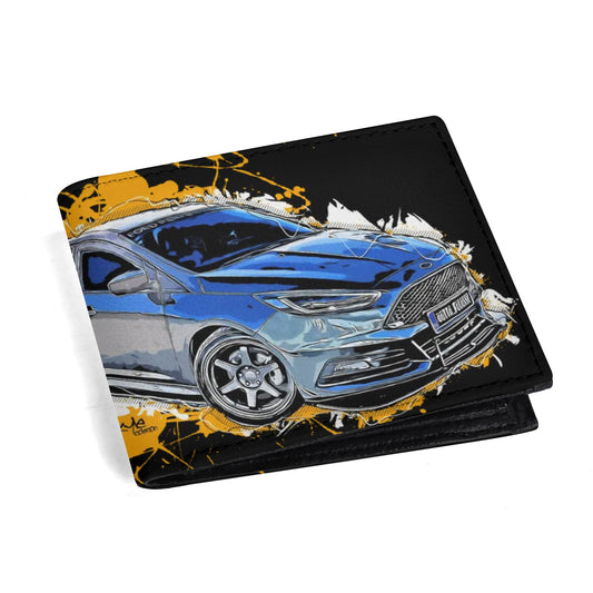 Focus SE Mens Minimalist PU Leather Wallet Paper Folded Wallet