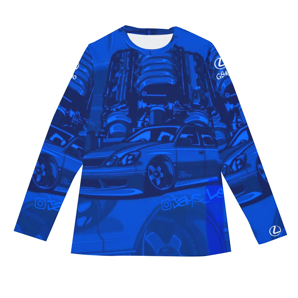 All-Over Print Long Sleeve T-Shirt | 190GSM Cotton
