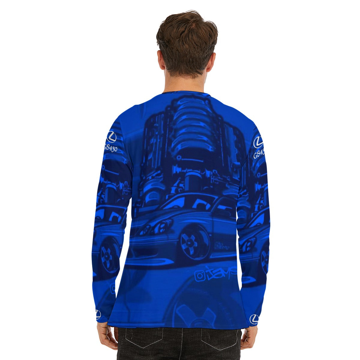All-Over Print Long Sleeve T-Shirt | 190GSM Cotton