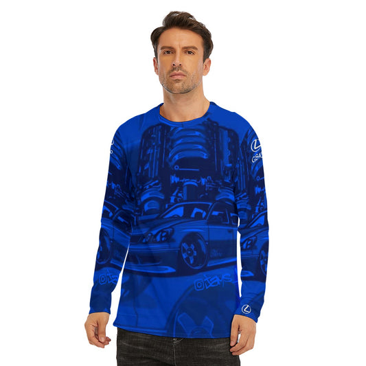 All-Over Print Long Sleeve T-Shirt | 190GSM Cotton