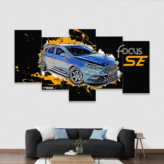 Focus SE Framed five-piece mural