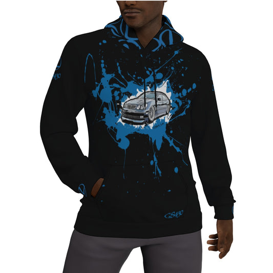 Lexus All-Over Print Men's Thicken Pullover Hoodie