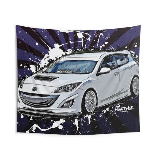 Mazdaspeed3 Indoor Wall Tapestries
