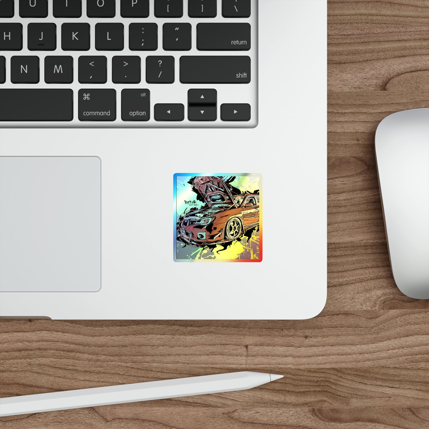 STI Holographic Die-cut Stickers